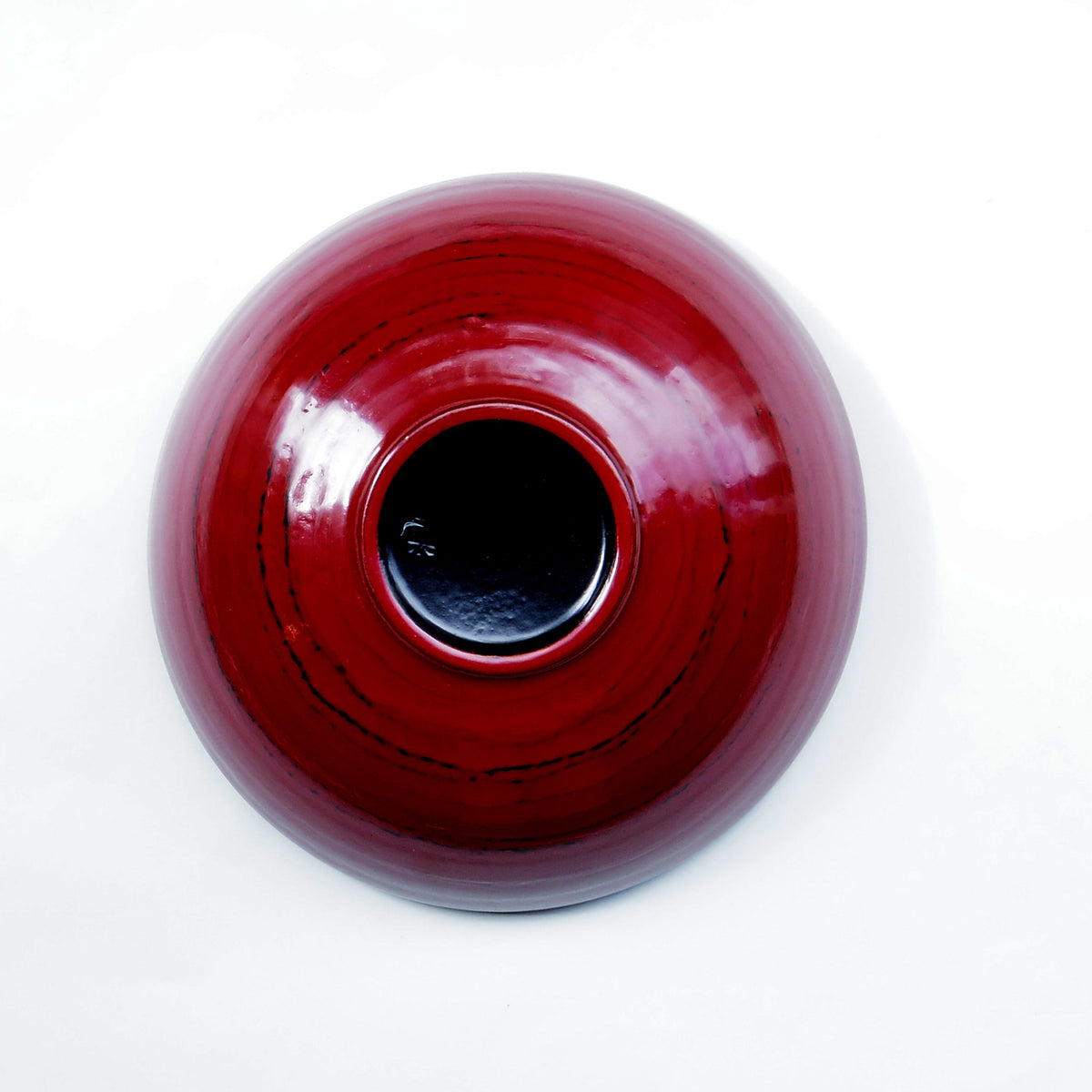 漆器製 赤黒模様 ボウルKG MOKU ボウル D 赤スリ/黒スリ ｜木製の小鉢・珍味入れ 漆器の井助