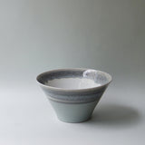 反り丼　山紫水明L氷柱 灰グレー