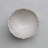 丸どんぶり　粉引　串紋