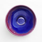 切立どんぶり　紫辰砂反深口7寸