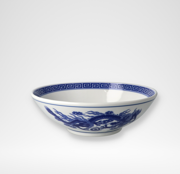 丸　6.8寸中華丼 双喜雷紋