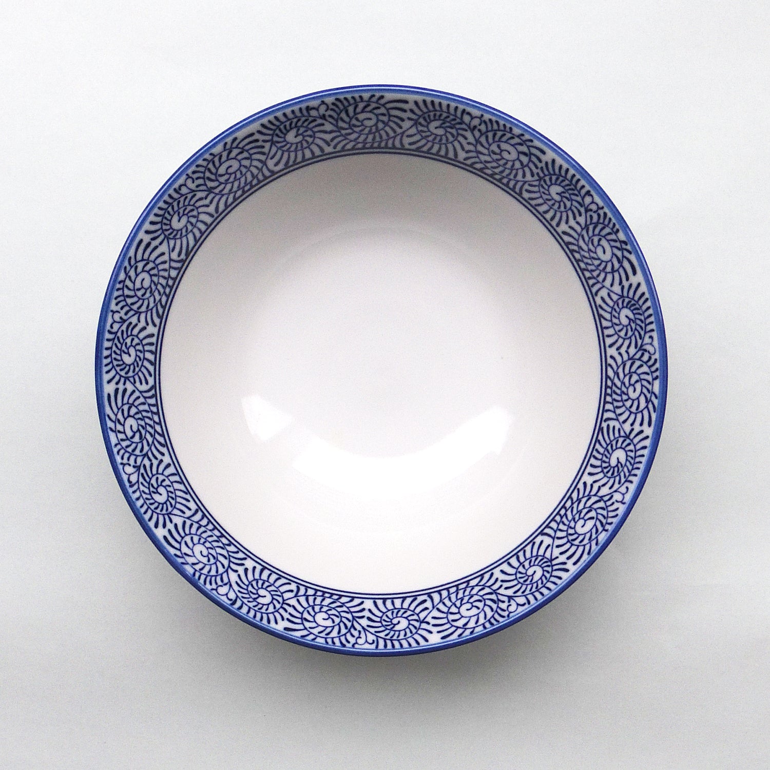 ラーメン丼タコ唐草青6.5寸反高台丼　11点 タコ唐草 切立高台6.5寸ラーメン丼 – MINODONBURI shop