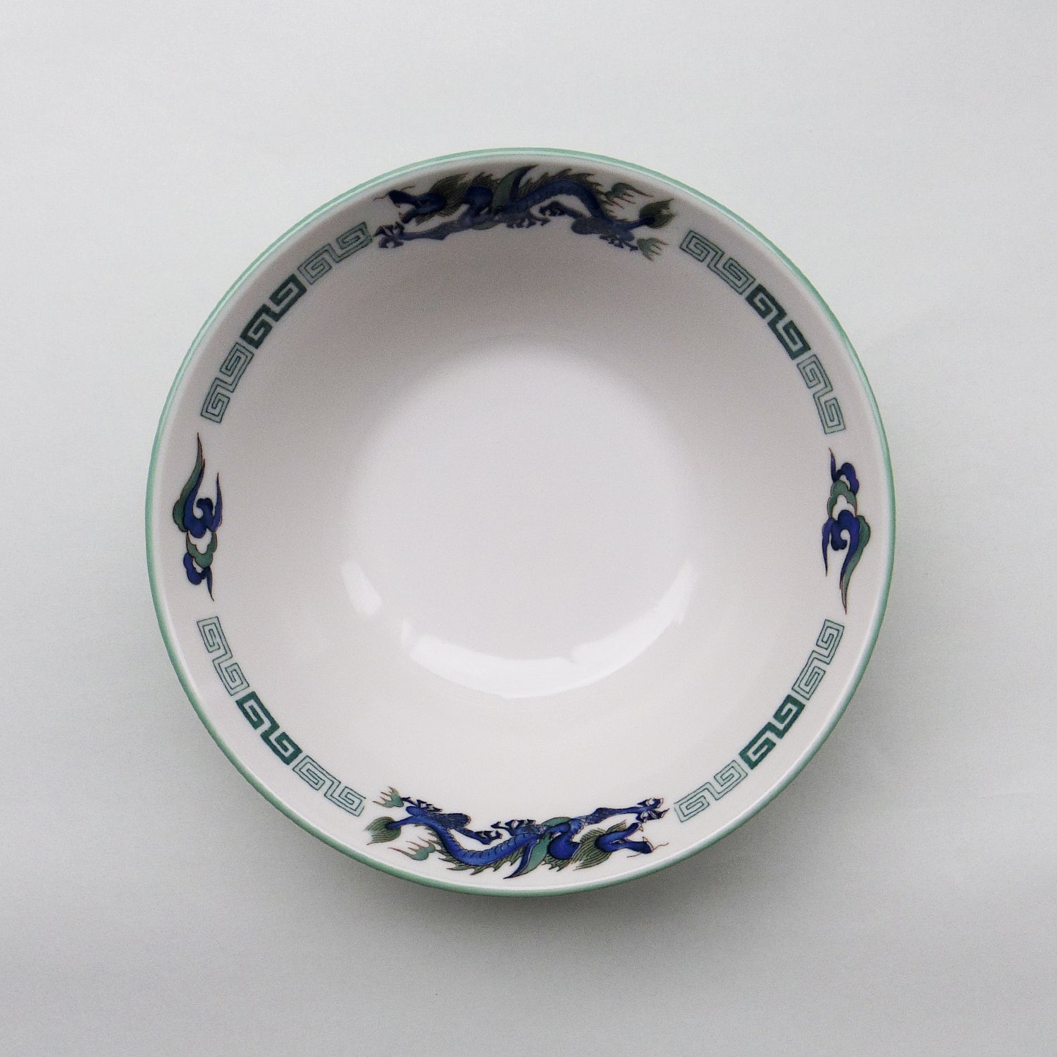 HAYASHI 翡翠7.0反高台丼 HAYASHI 翡翠7.0反高台丼 ヒスイ 切立高台6.5寸ラーメン丼 龍雷紋 –