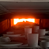 軽量　天目どんぶり　S　青天目　制作風景